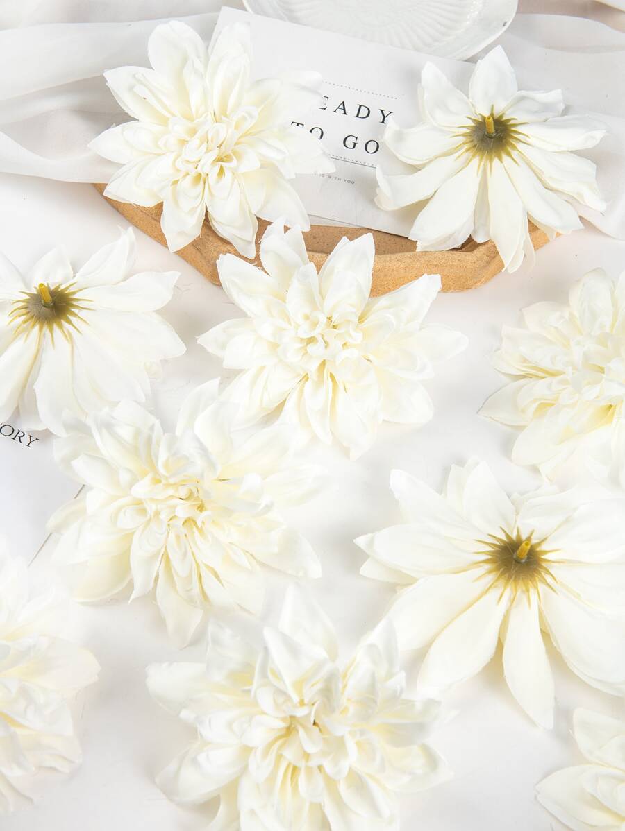 5/15 PIÈCES Fleurs artificielles, dahlias, chrysanthèmes, décorations de mariage, plantes fausses pour la décoration de la pièce, décoration d'automne, centre-pièces DIY, boîtes à bonbons, cadeaux de fête, décoration, fleurs de poignet de mariée, boîtes à fleurs à tenir, assortir avec la décoration d'intérieur, la Saint-Valentin, la Fête des Mères, matériaux de boîte à fleurs, décorations du Nouvel An, décoration d'automne