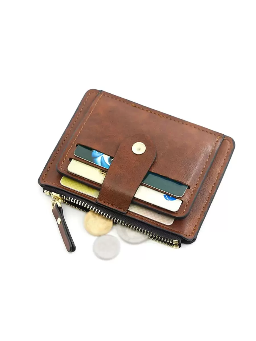 Simple Style Multipurpose Minimalist PU Leather Coin And For Daily Use With Card Slots Casual Card Holder Card Holder Wallet Business Card Holder Credit Card Holder Id Card Holder Card Holder Women For Men Wallet Mini Wallet Purse Wallet Card Wallet