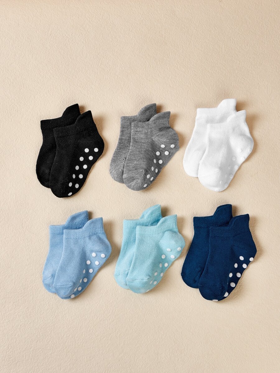 6pairs Baby Anti-slip Socks