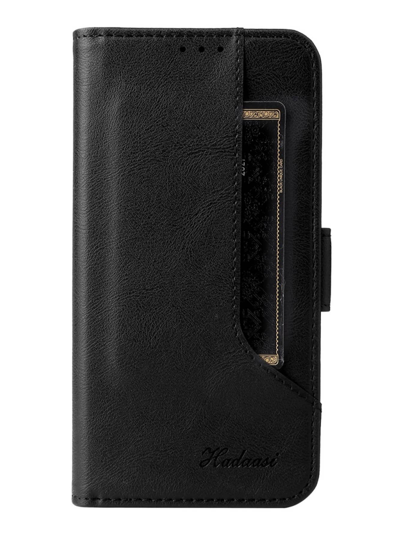 Plain Wallet Design Flip Phone Case