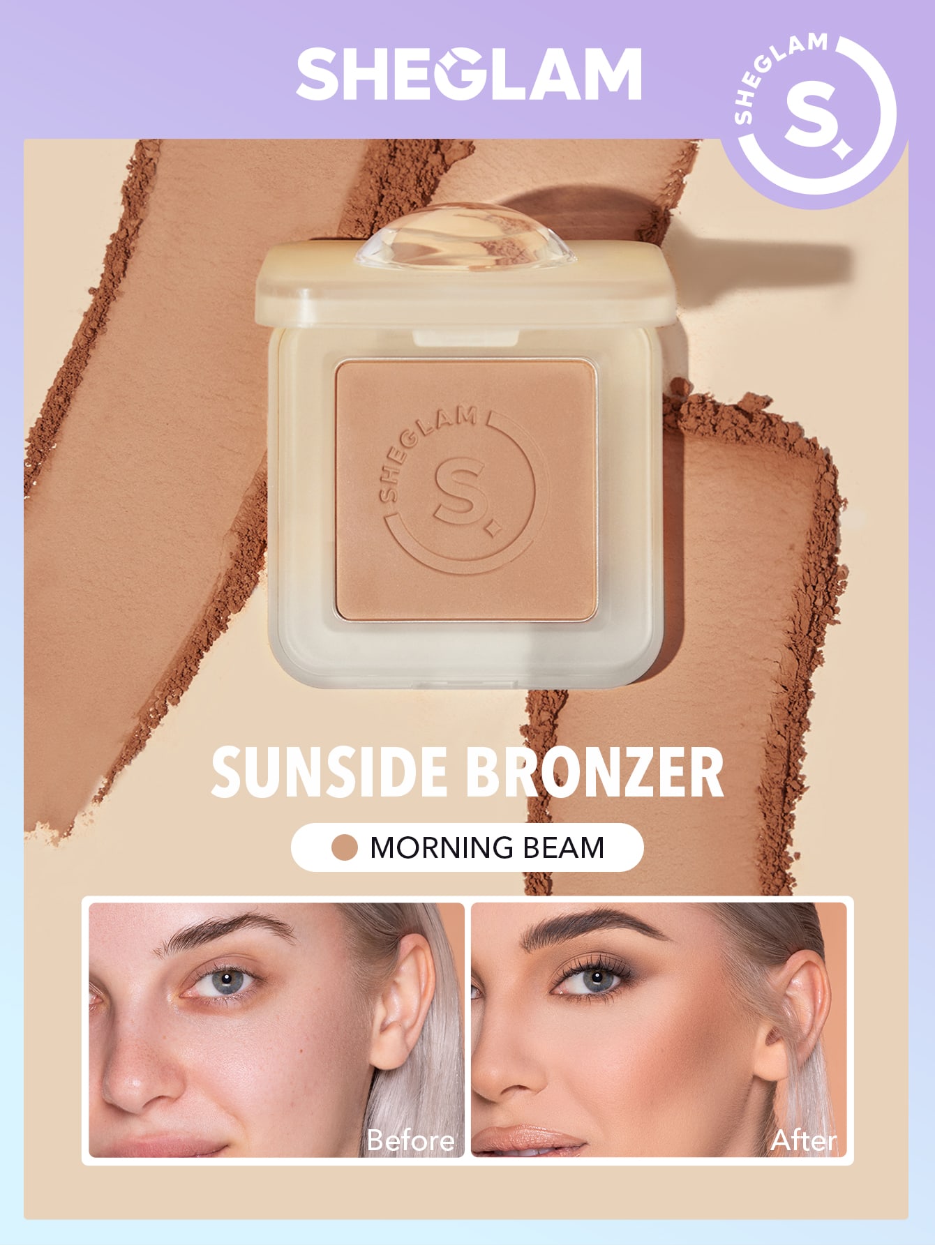 SHEGLAM Sunside Bronzer-Morning Beam