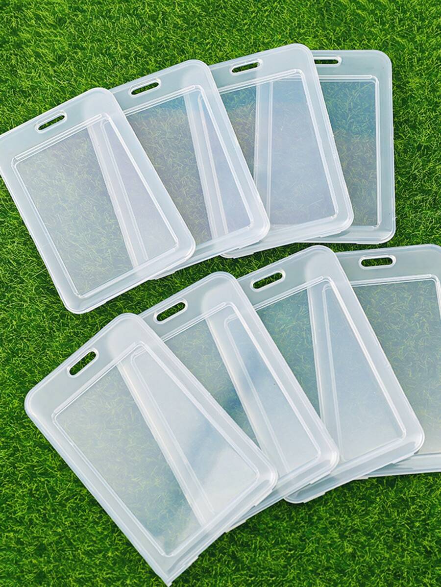 1 pieza Funda de tarjeta transparente