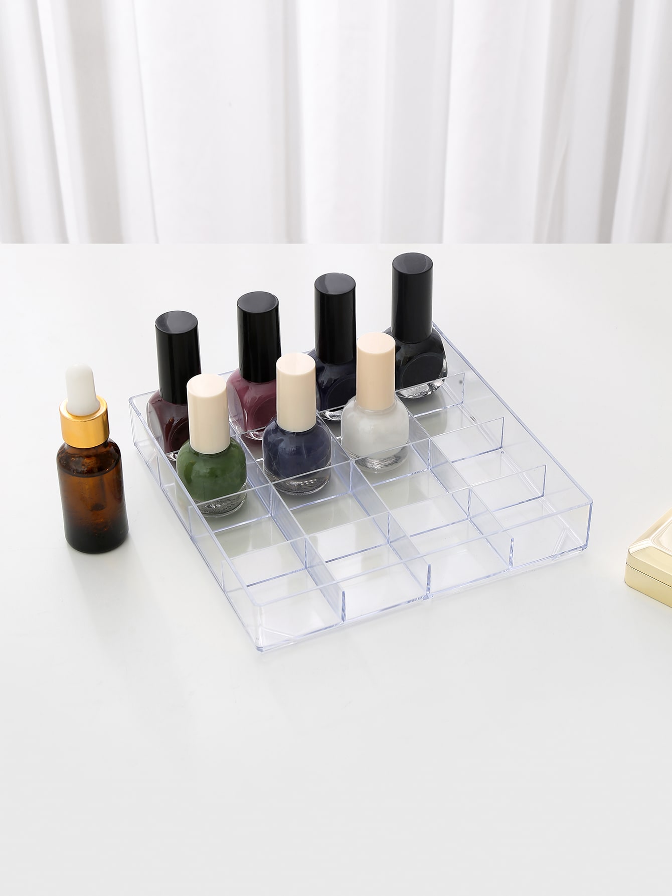 1pc Nail Polish Storage Box