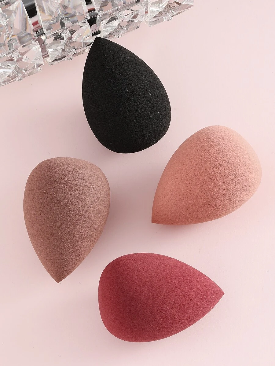 4PCS Makeup Sponge, Suitable For Cream & Powder Concealer, Loose Powder Makeup Applicator