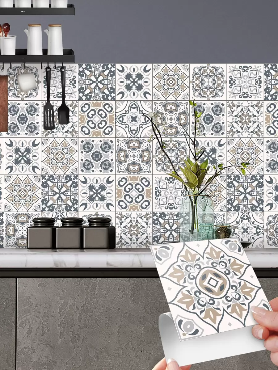 10 pièces Stickers géométriques pour cuisine, stickers, décalcomanies murales, décalcomanies en vinyle pour la décoration de la maison, articles de décoration printanière pour rafraîchir votre maison, stickers de décoration de fête, cadeaux d'anniversaire et de remise des diplômes