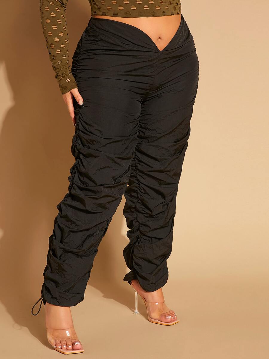 SHEIN SXY Fallschirmhose mit Rüschen