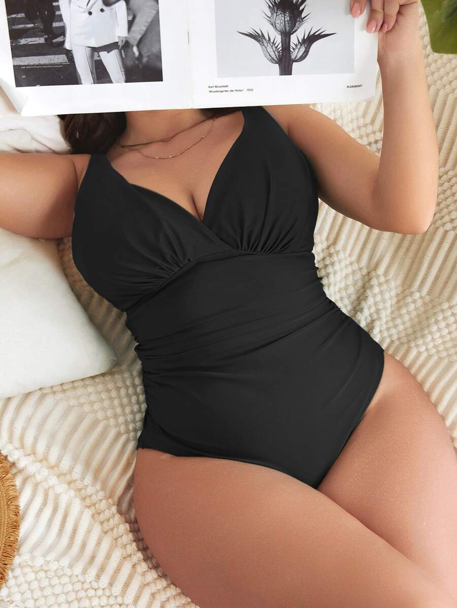 Swim Basics Badeanzug mit Rüschen