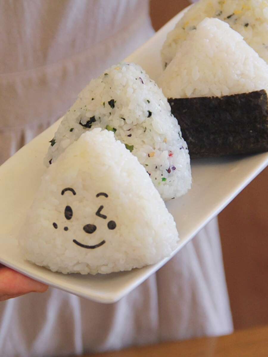1pc Sushi Mold, Rice Ball Mold, Triangle Rice Ball Bento Box, Seaweed Wrapped Rice Making Tool