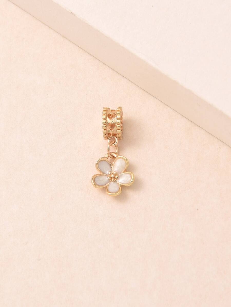 Alloy Flower DIY Pendant Valentines