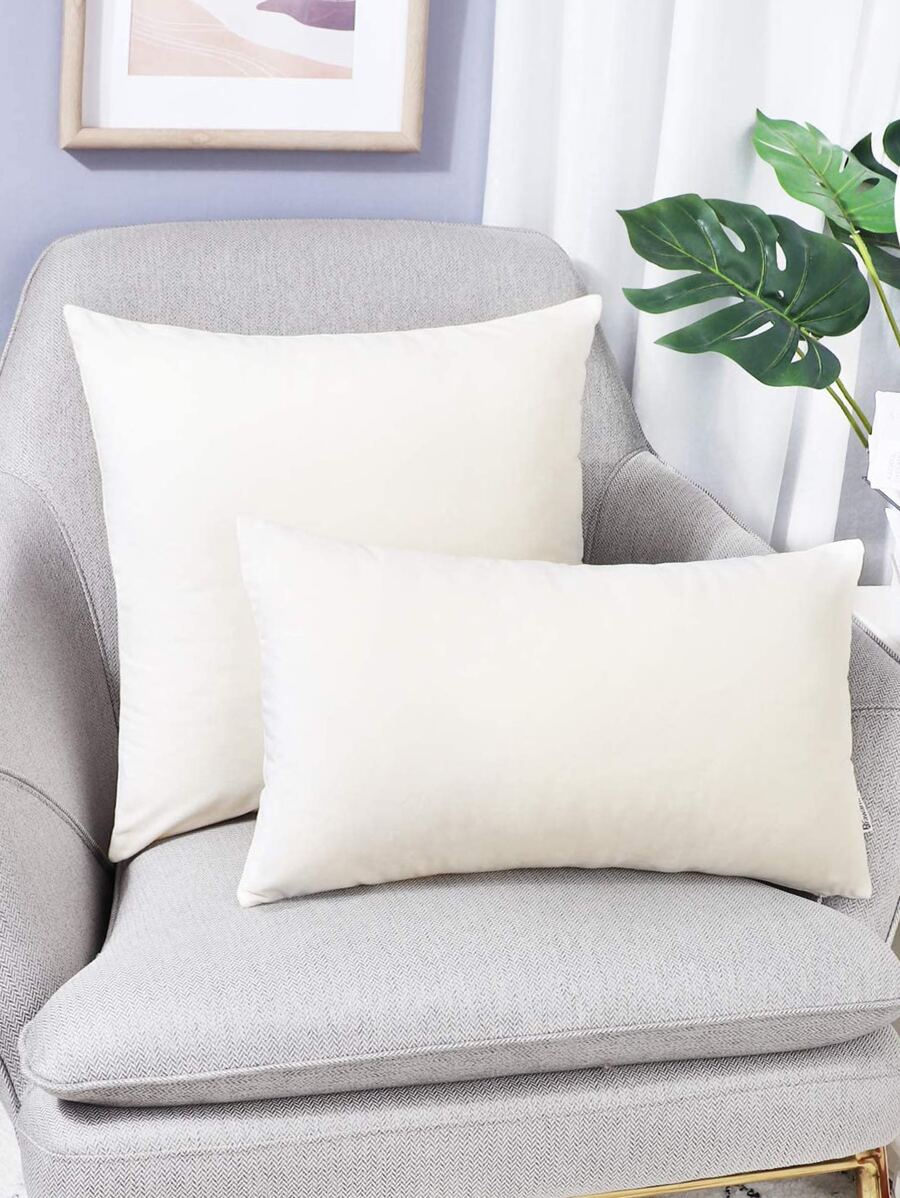 1 pièce unicolore Housse de coussin sans moderne tissu Housse de coussin décorative pour domicile