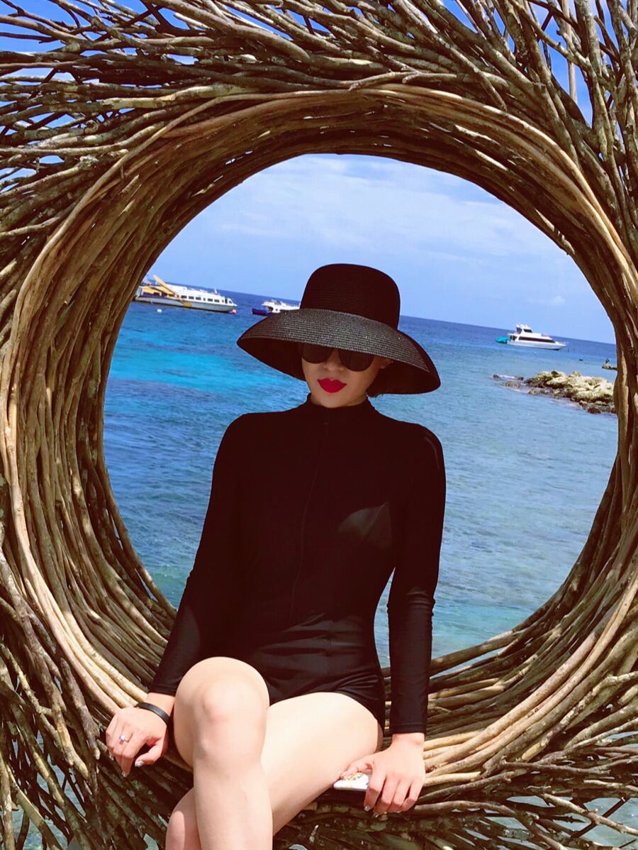 1pc Women's Black Wide Brim Sun Hat, Retro Bohemian Style Straw Hat, Foldable Packable Bucket Hat For Beach, UV Protection, Lightweight Sun Shading, Suitable For Beach, Travel, Wedding, Music Festival, Valentine's Day Gift