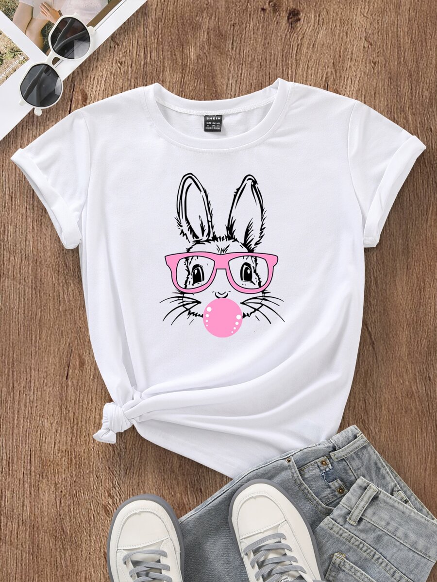 Chiquease Rabbit Print Tee