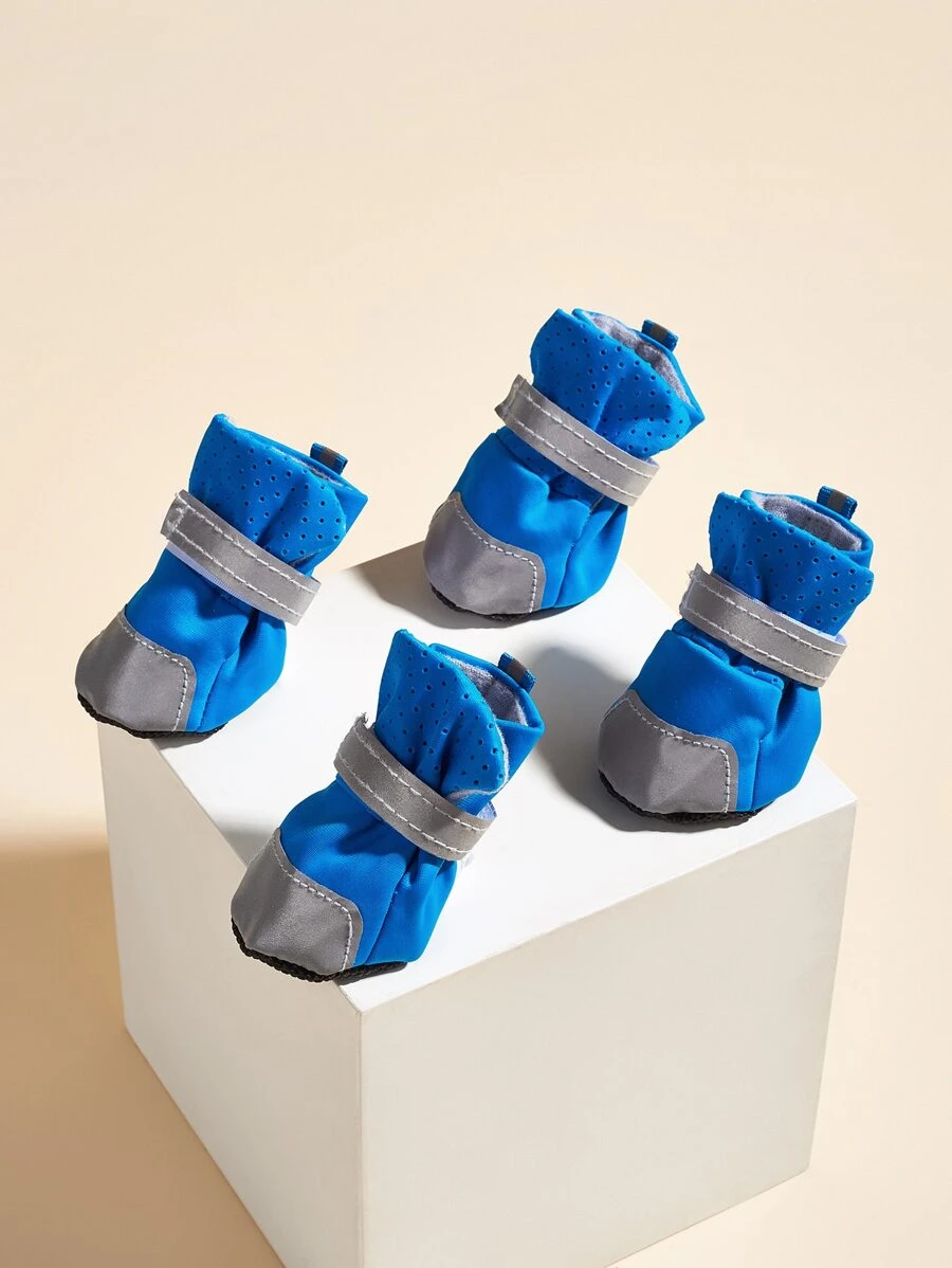 1 paio di scarpe morbide e traspiranti per il fondo delle zampe di gatti e cani, adatte per tutte le stagioni