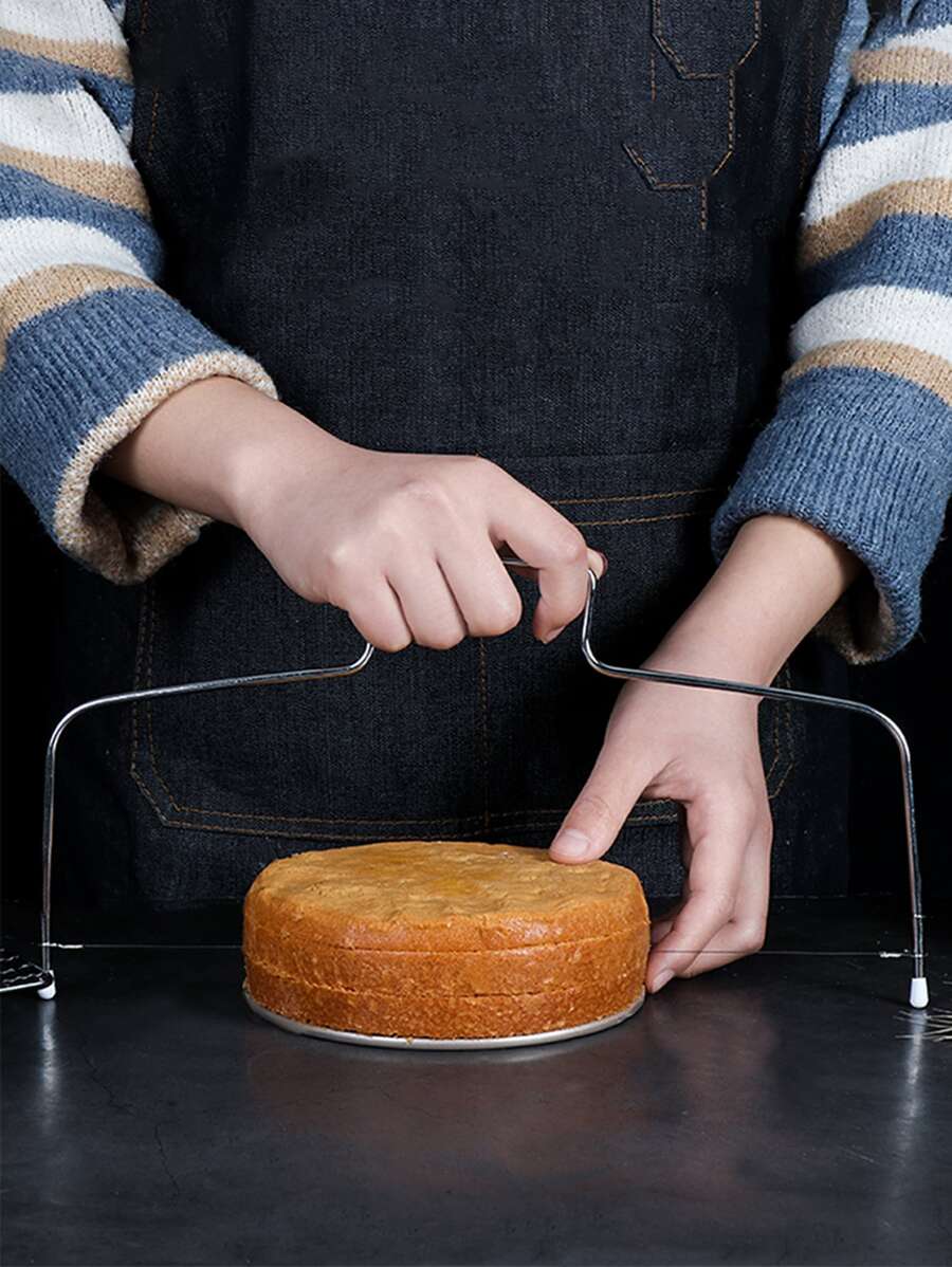 Cortador de fatiador de bolo de aço inoxidável