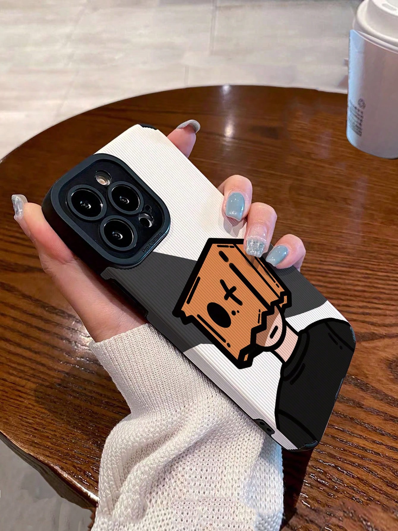 Cartoon boy pattern anti fall phone case