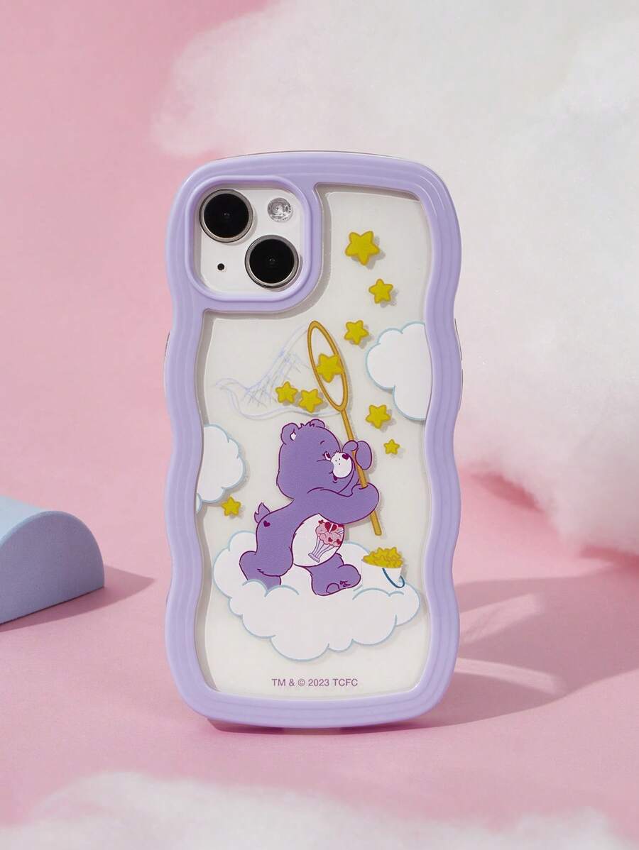 SHEIN X Care Bears Cartoon Bear Pattern Phone Case