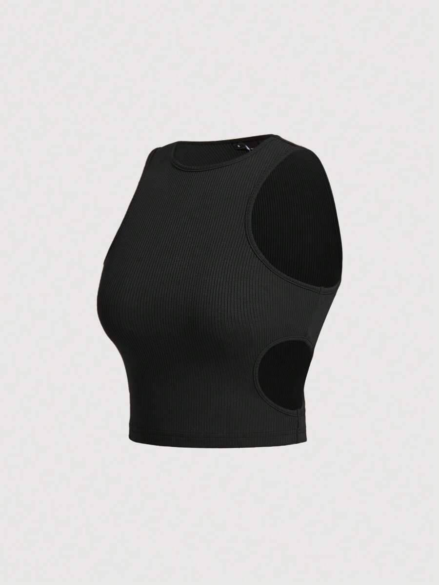 SHEIN MOD Cut Out Waist Tank Top