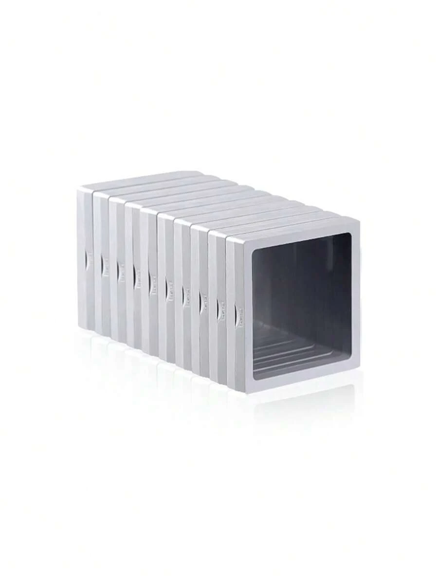 10 Stücke transparente PE HängeVerpackungsbox für Ring, Anhänger, staubdichte und antioxidative Geschenkbox