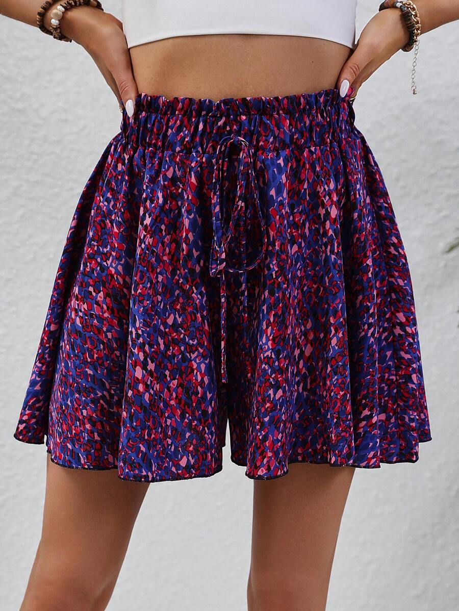 Breezaya Short ample à imprimé à nœud