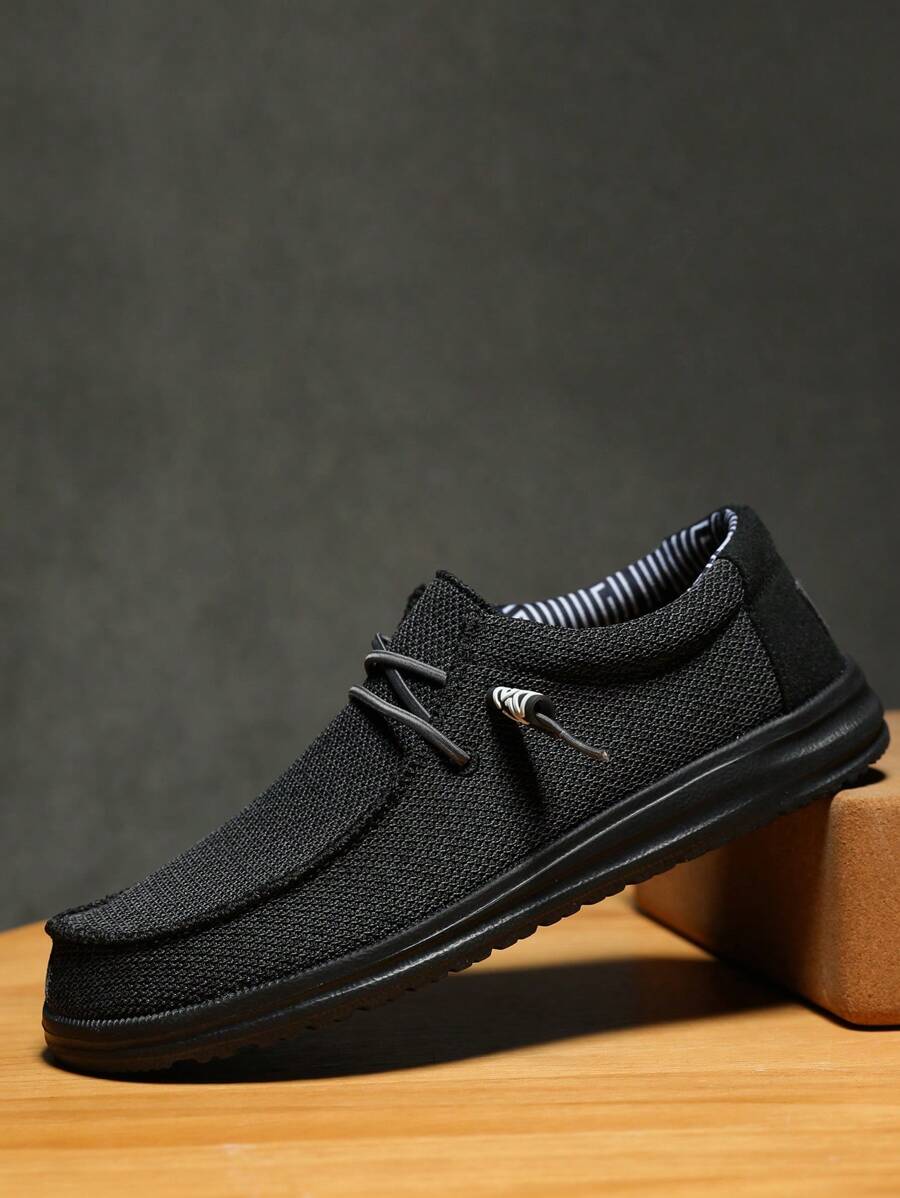 Plus Size Men's Casual Loafers, Lightweight Thin Sole