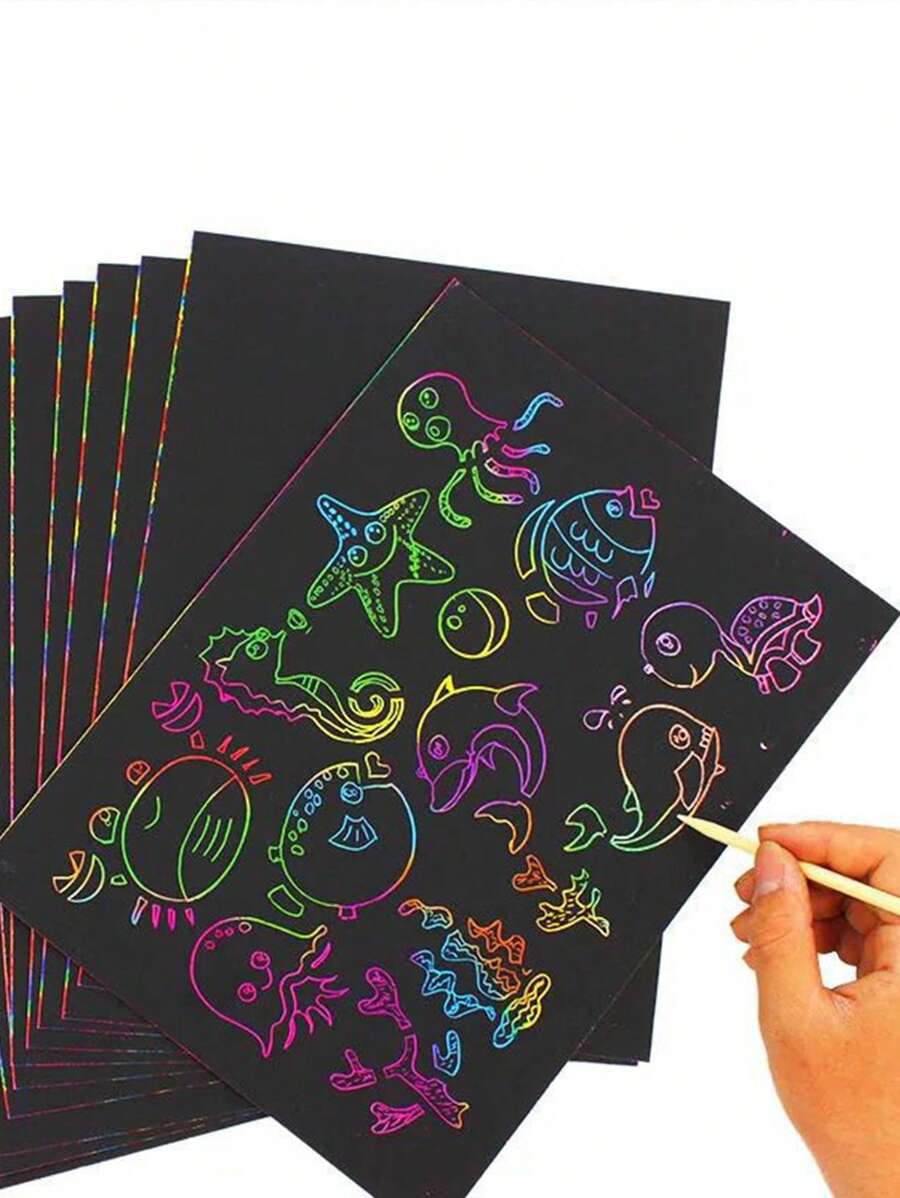10 Stücke Schmierpapier mit Zu Ziehen DIY für DIY Malerei