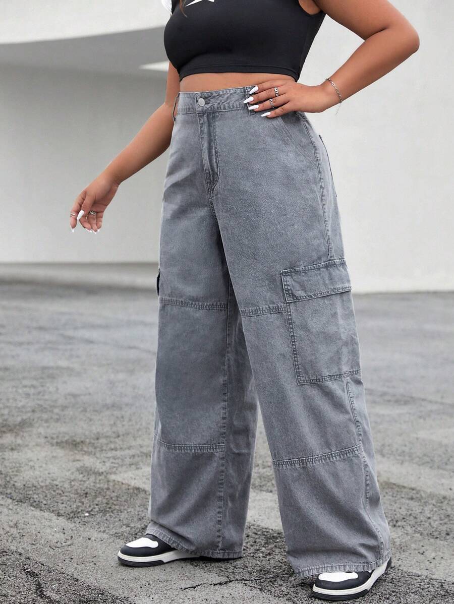 Coolane Plus Flap Pocket Side Cargo Jeans