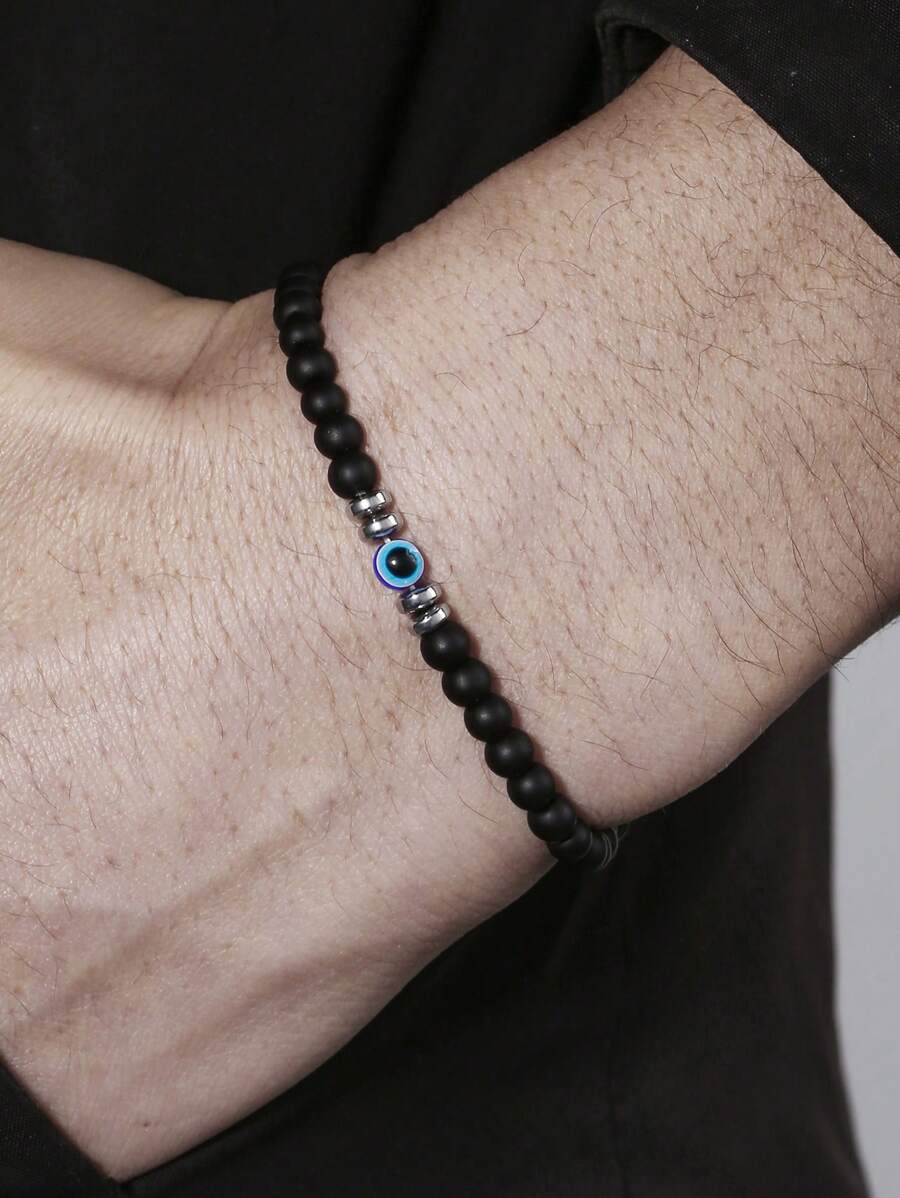 RINTOLER Heren Evil oog decoratie Kralenarmband , Voor Juwelen Geschenk En Feest
