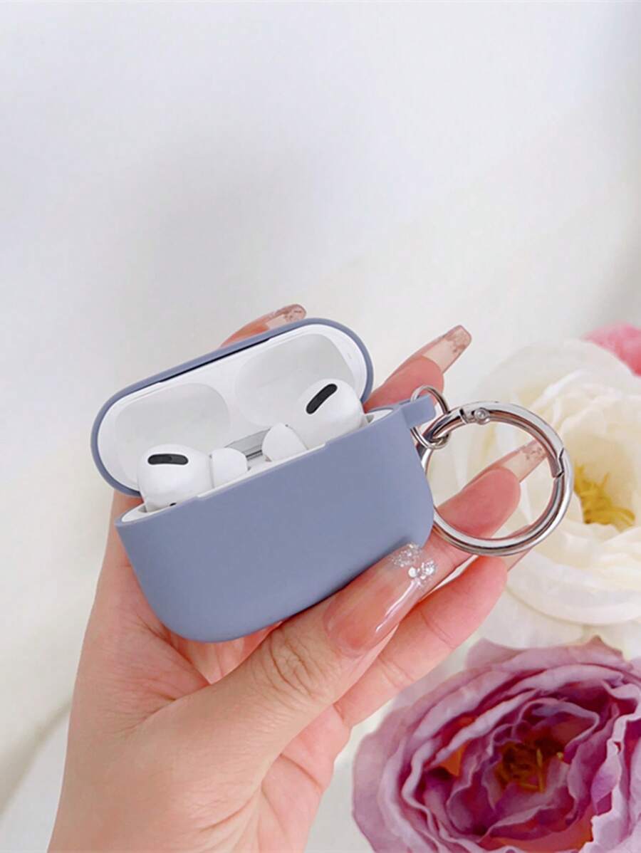 Carcasa De Silicona unicolor Compatible Con Airpods Para Airpods1/2 Y Airpods Pro