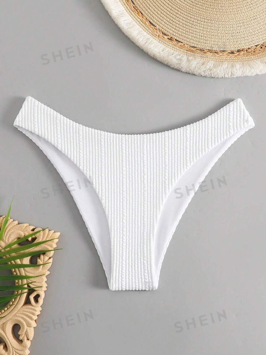 SHEIN Swim Schlichtes Bikini Unterteil