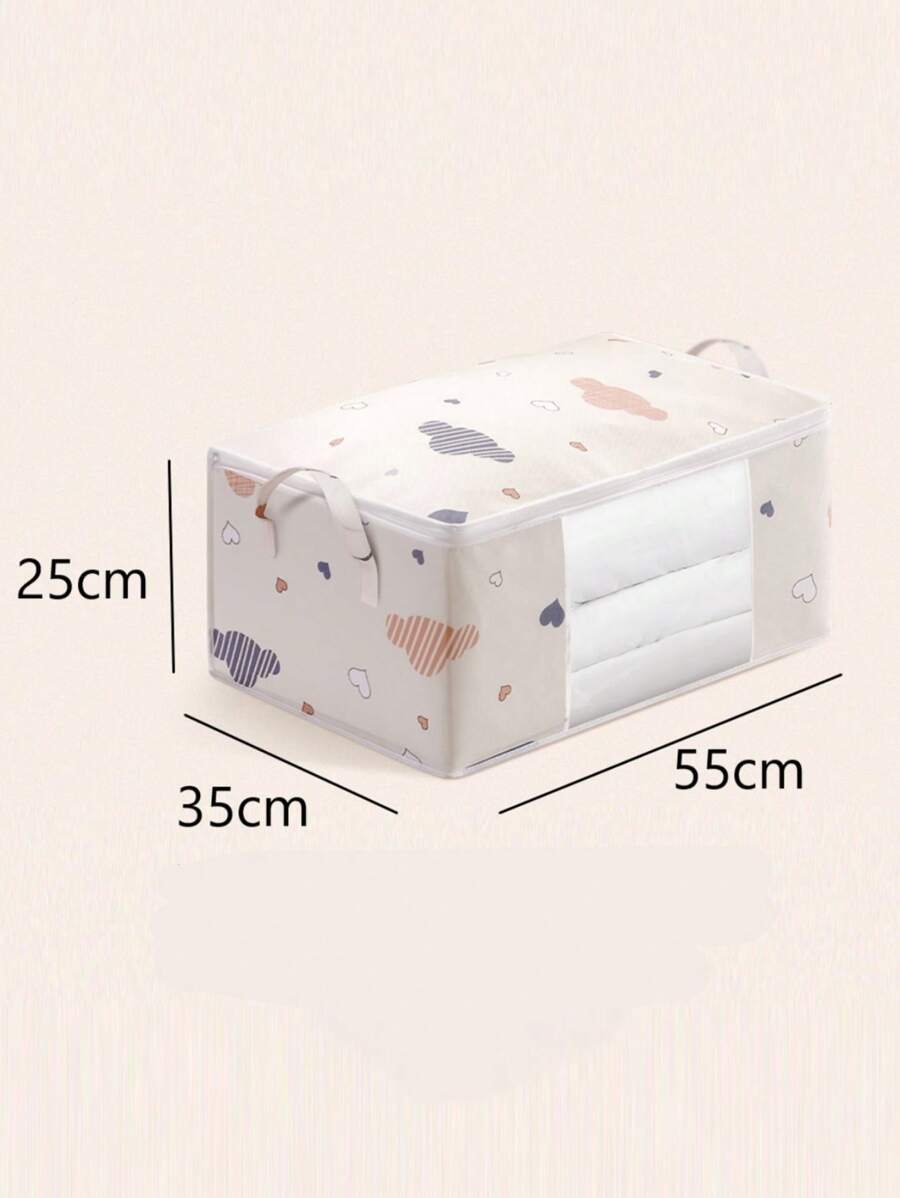 1 pieza con estampado de nube Edredón almacenamiento moderno no-tejido de tela Bolsa de almacenamiento de armario para casa