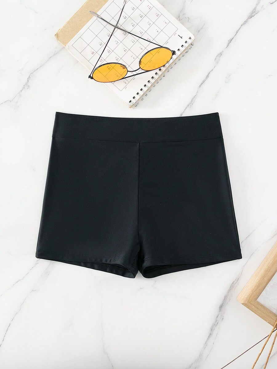 Swim Basics Bas De Bikini Unicolore Mode En Ligne Shein France
