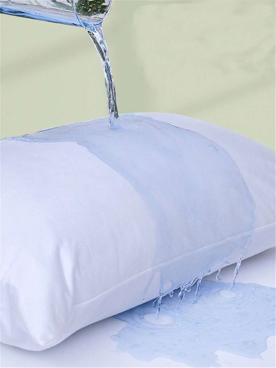 1 pièce Taie D'oreiller Waterproof , Et Facile À Faire Le Ménage