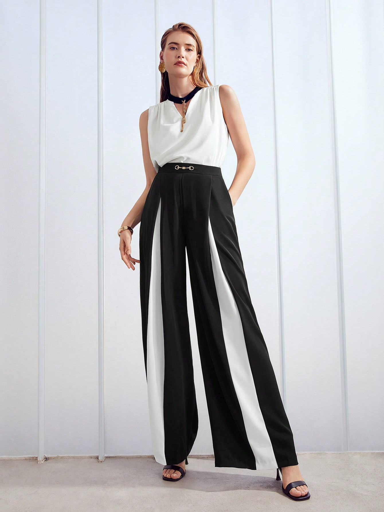 【ANDRESD】flocky dot pants dress ANDRESSD flocky dot pants dress ブラック S - メルカリ