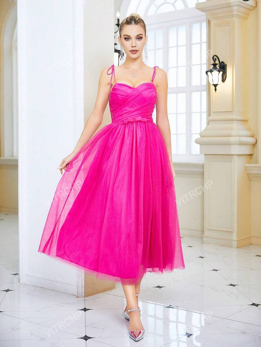 Busto Franzido Malha Vestido Cami