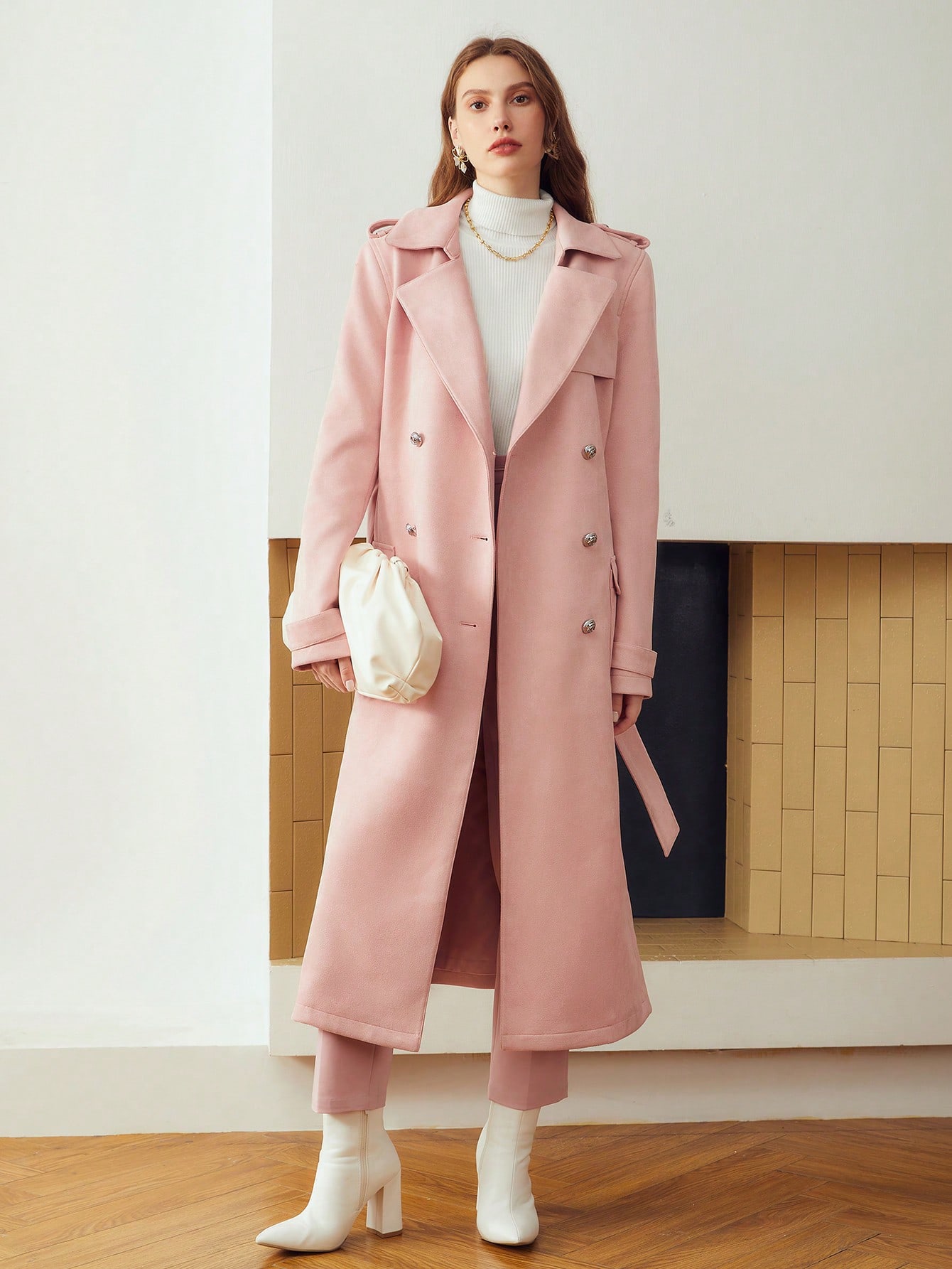 ✨未使用品✨【Her lip to】Belted Trench Jacket M Her lip to（トレンチコート）のフリマアイテム一覧