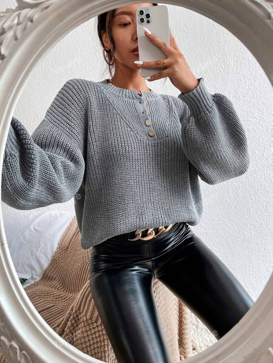 Stevige Oversized Geribbeld Truien