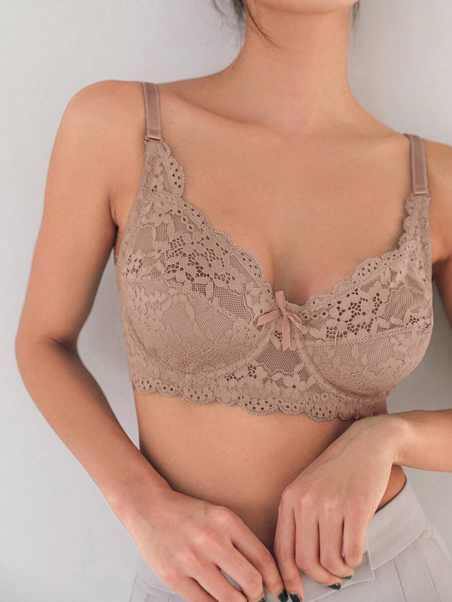 DAZY Floral Lace Underwire Bra