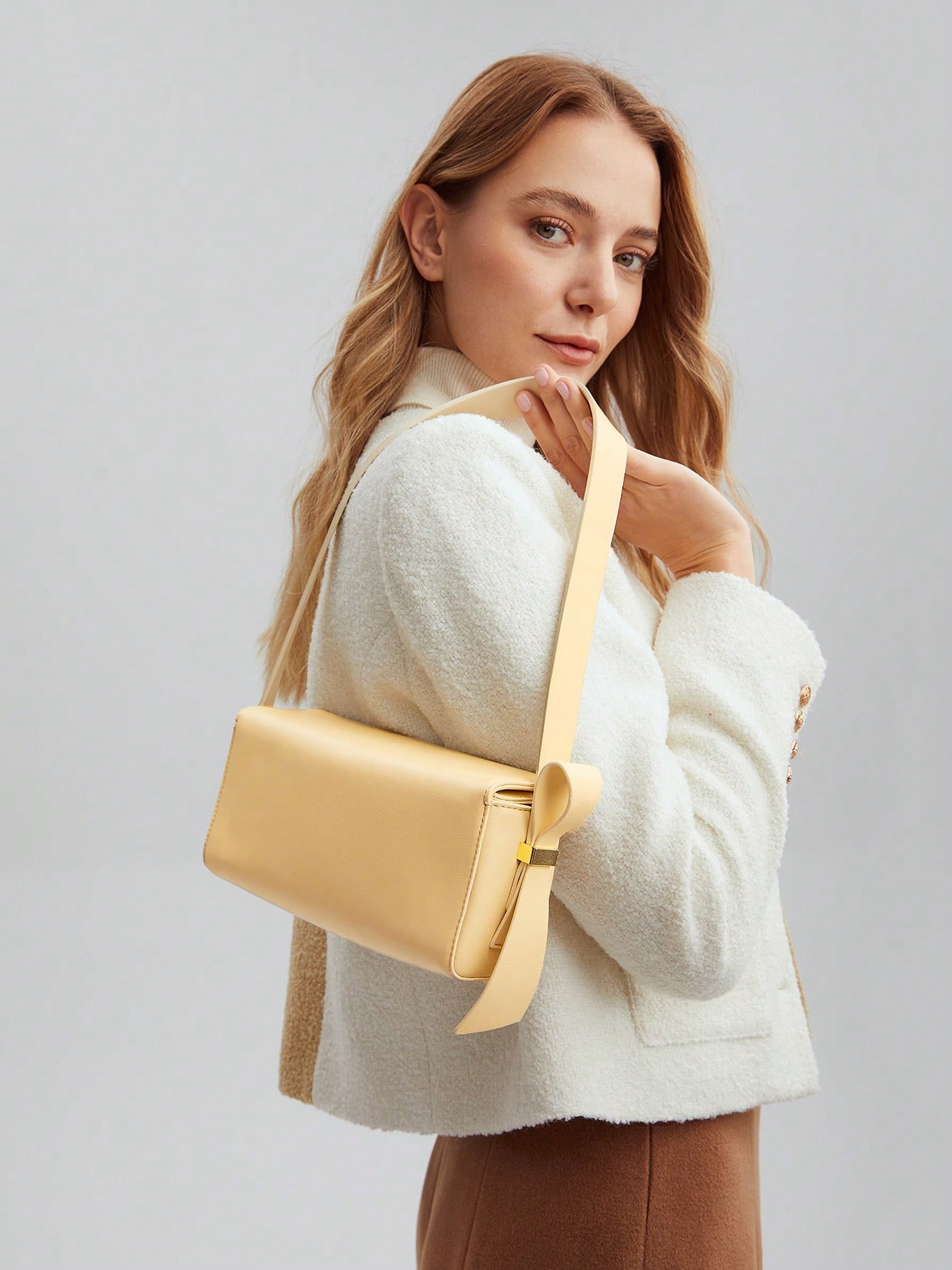 RIBBON BAGUETTE BAG｜Motf