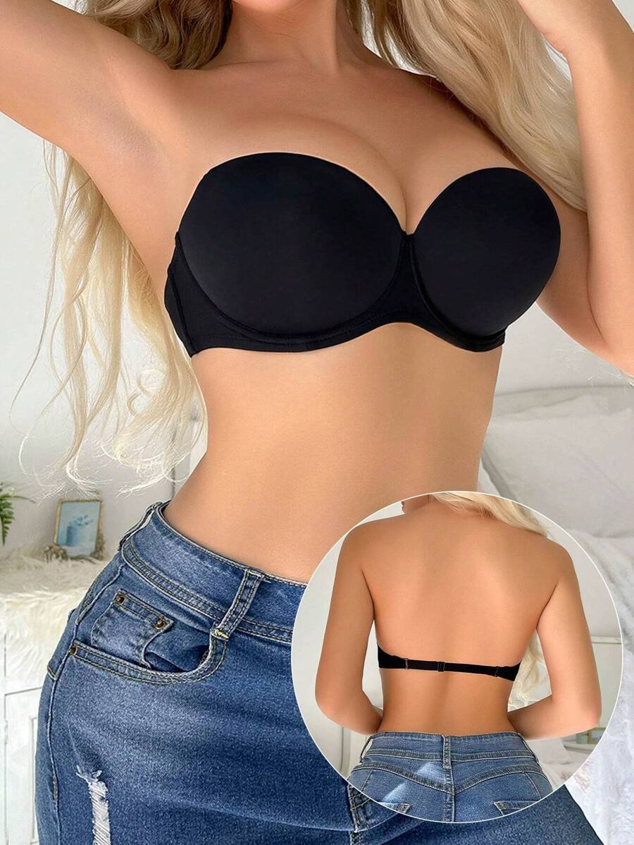 Solid Underwire Bra
