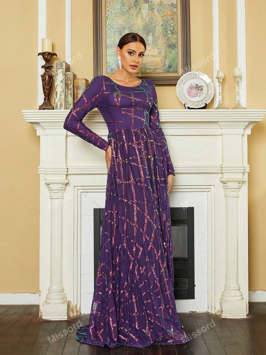 Missord Robe Habillée À Sequins