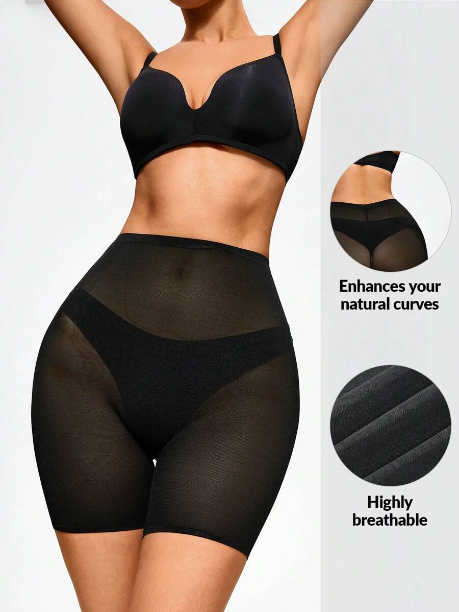 SHEIN Shape Solid Shapewear Shorts