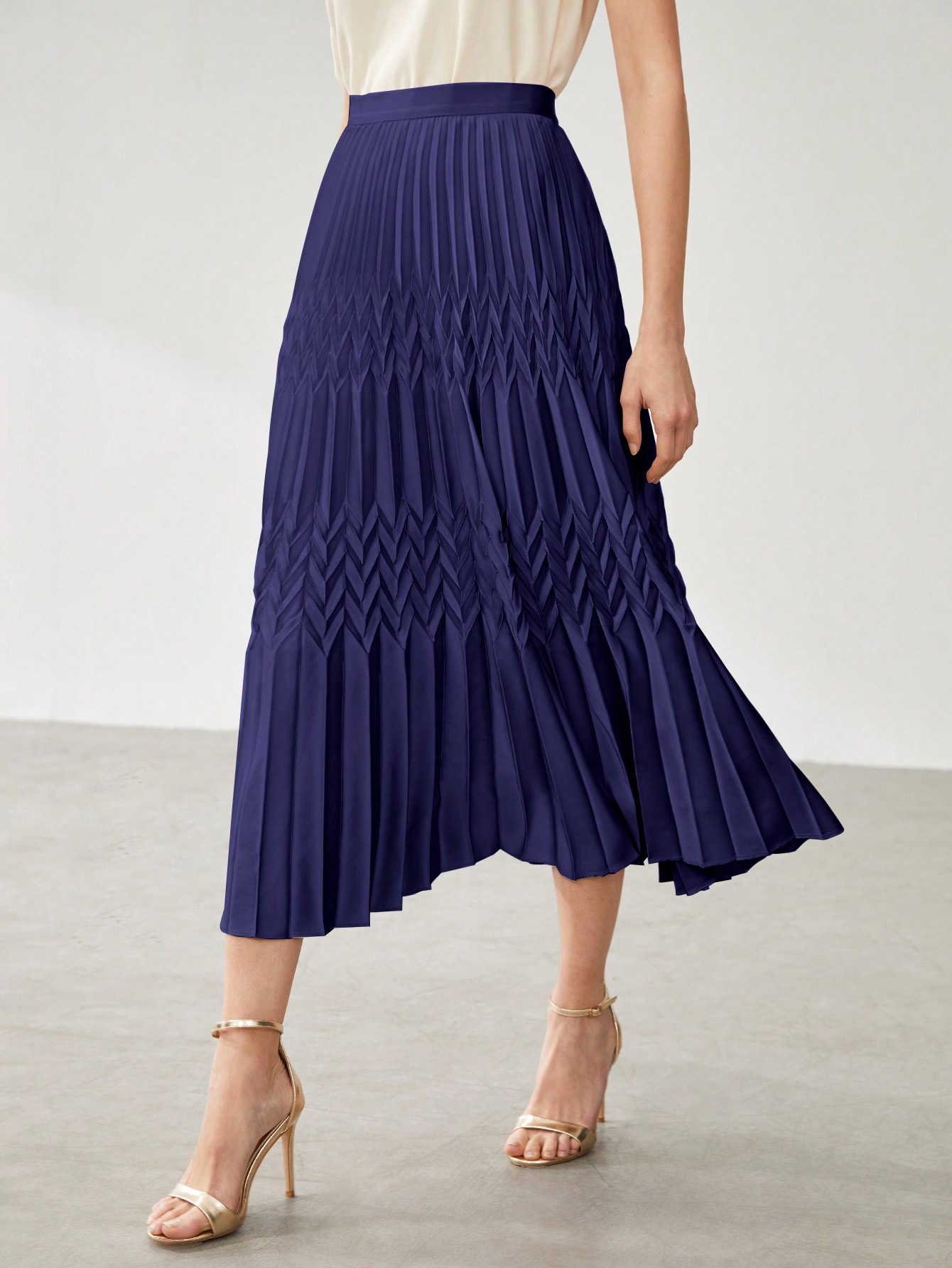 【NONCODE】Robina Layered Pleated Skirt Robina Layered Pleated Skirt - NONCODE | 60% - Asian Fashion