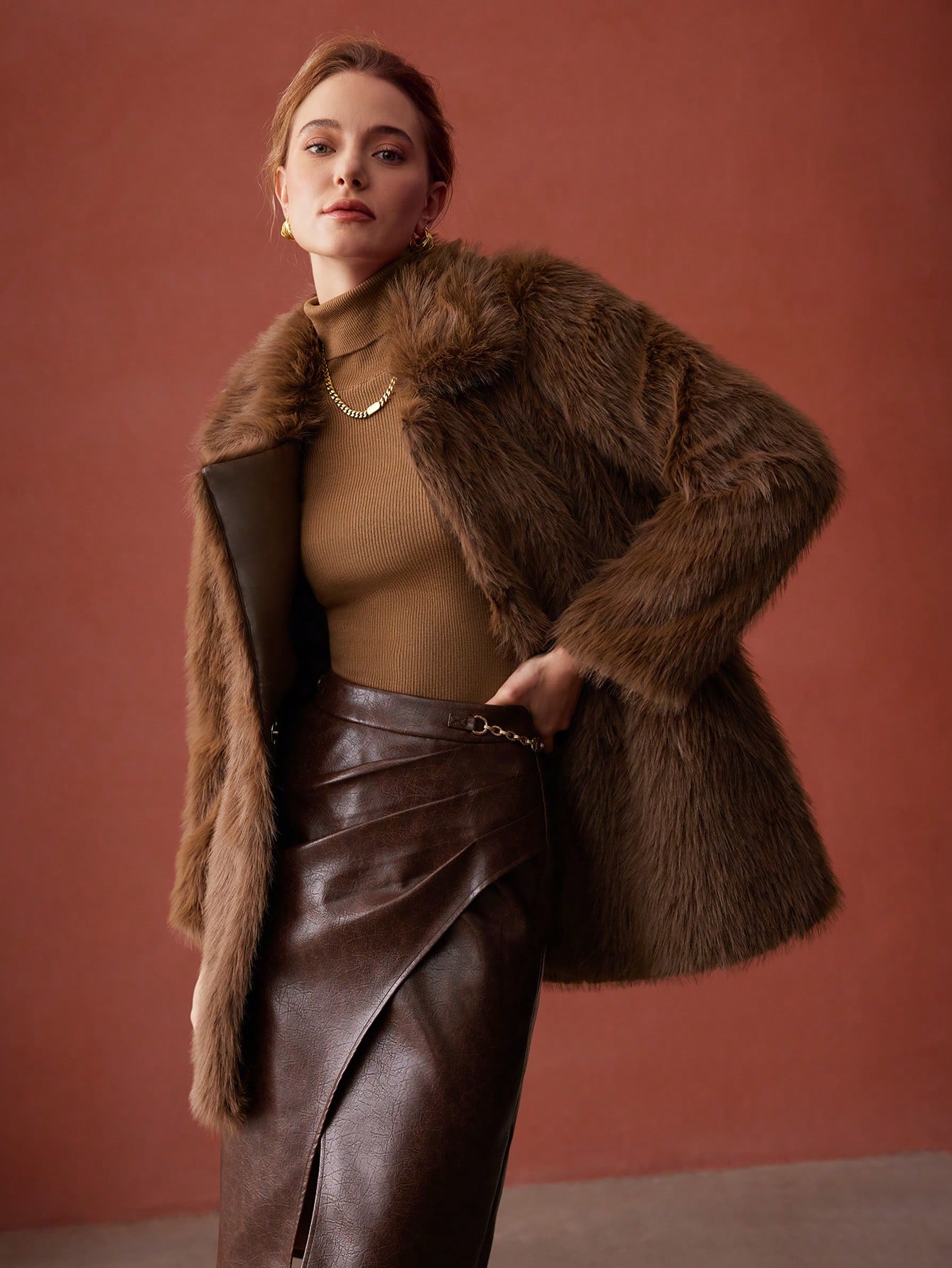 morph8ne モルフィン  ファーコート FAUX FUR JACKET｜Motf