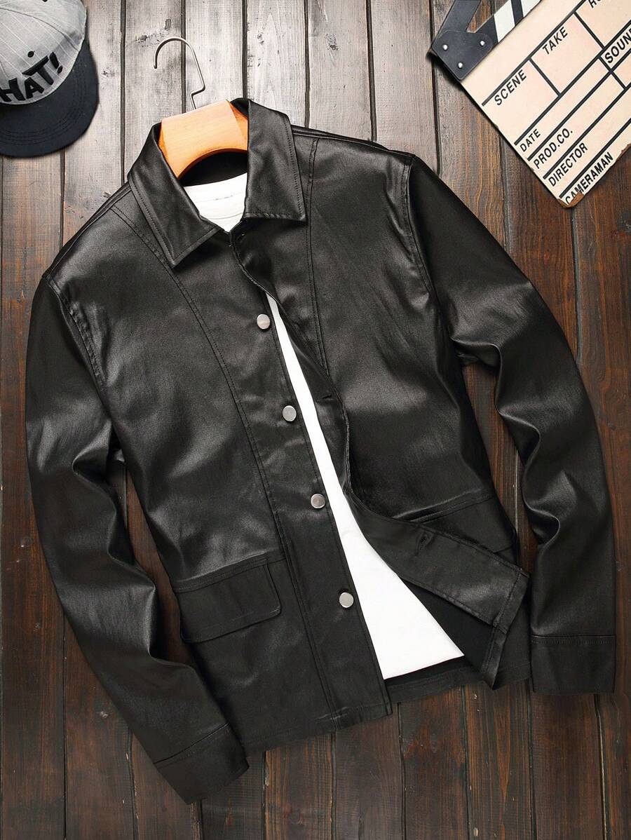 Manfinity Homme Cămașă Denim Fără Tricou Bărbați