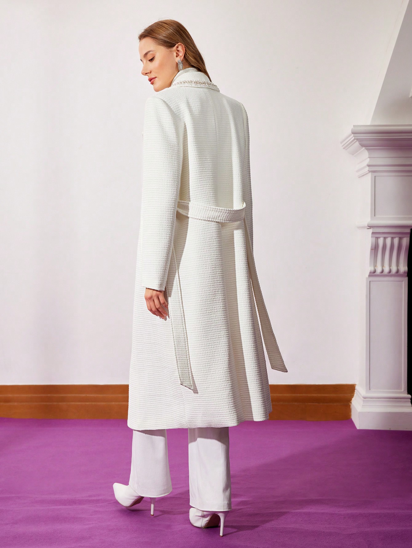 美品 Her lip to Tweed Belted Down Coat S Her lip to（ダウンジャケット）のフリマアイテム一覧