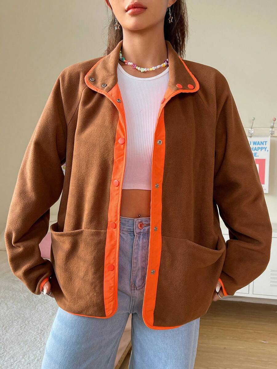 SHEIN EZwear Double-sided Women's Regular Jacket