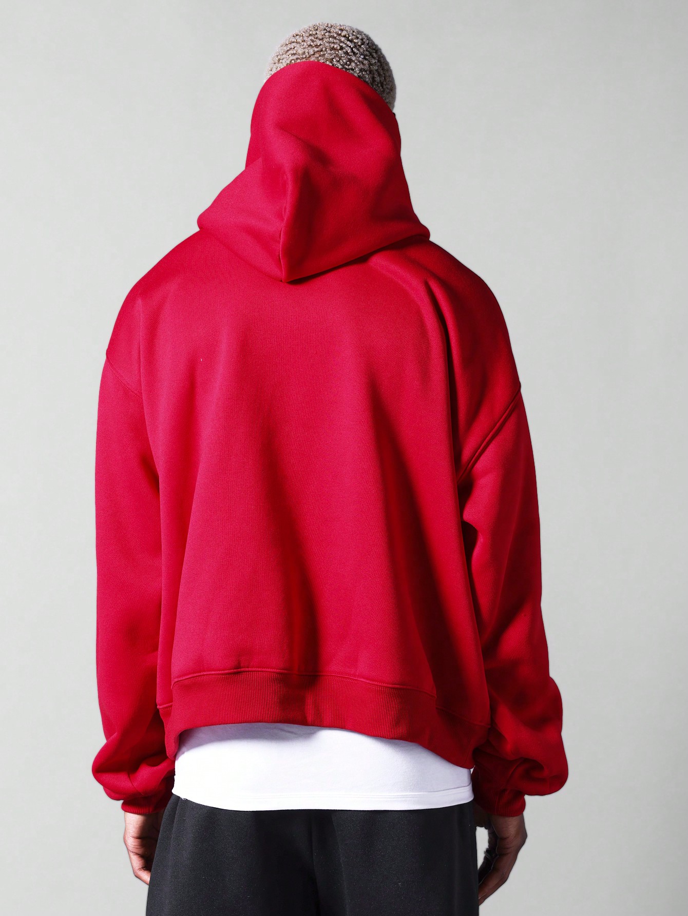 【in a row】[UNISEX] Dose Overfit Hood Unisex Oversized Hoodie -GRAPHITE – ZUBCOT