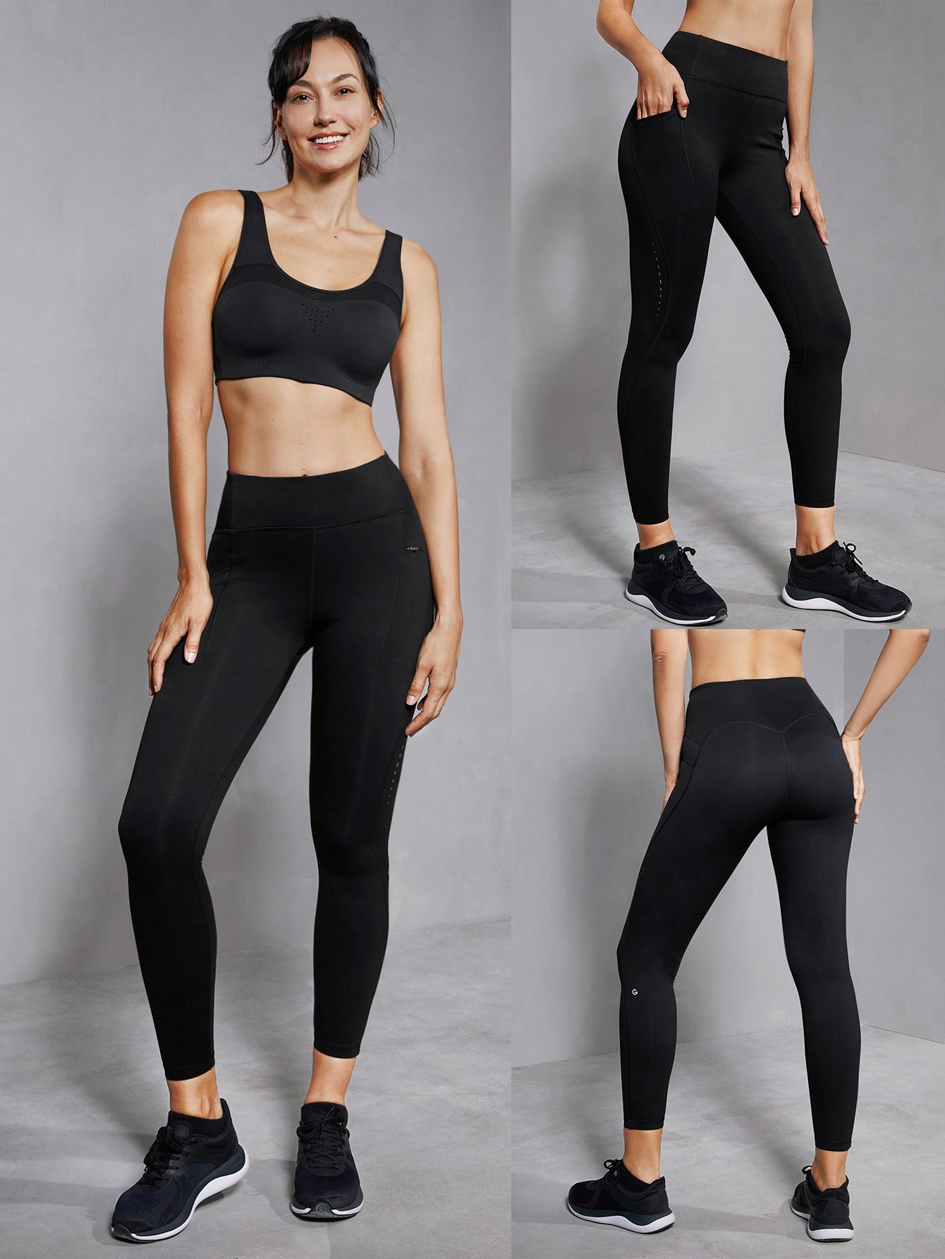 矯正用品・補助ベルト LAVA Perfect Form Leggings Plus & Tops M Sculpt_LeggingLux-Caviar-1.png