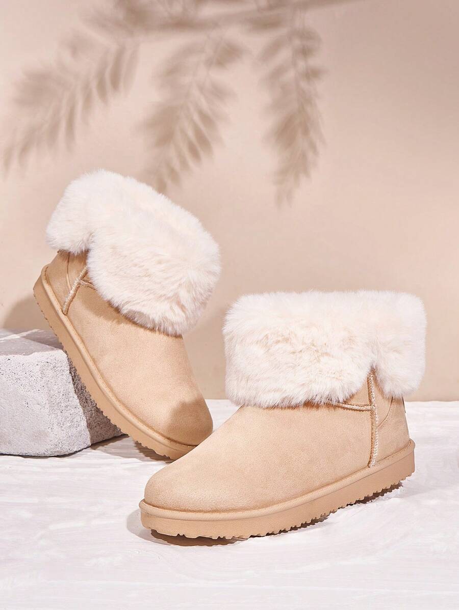 SHEIN VCAY Women's Fashionable Versatile Comfortable Ankle Boots And Short Boots