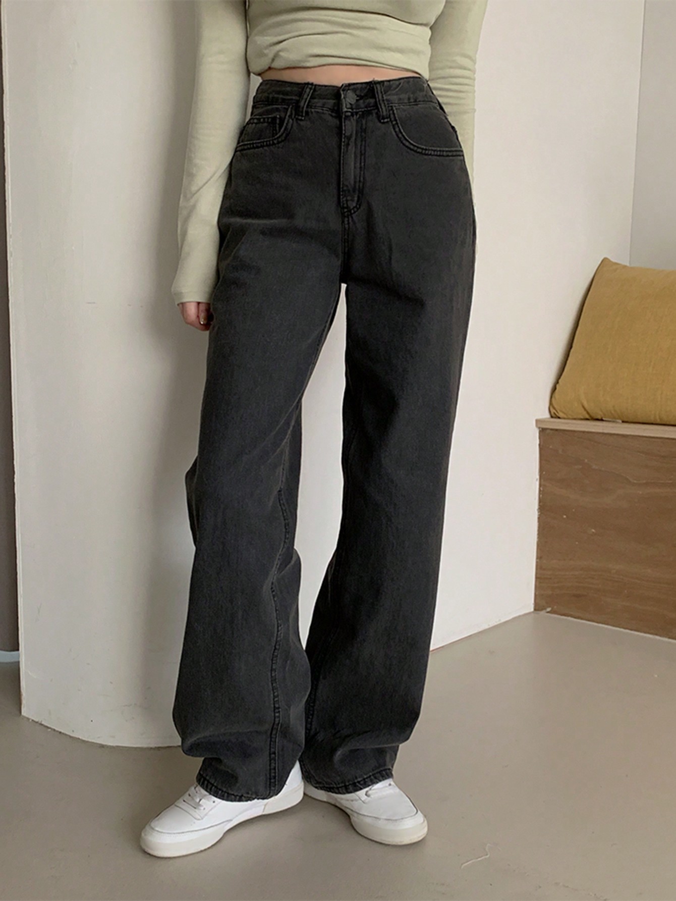 ★ DIAGONAL★ BASIC WASHING DENIM PANTS black DA241PT06BK DIME - Baggy Denim Pants Black Washed – Deli Skate Supply